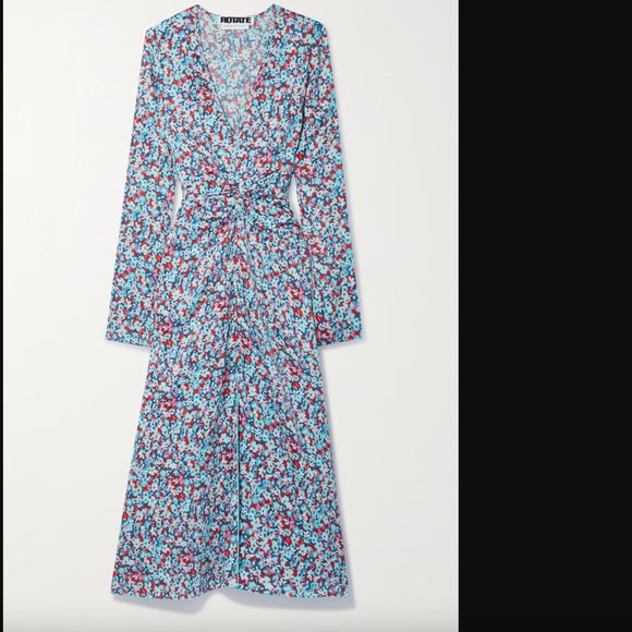 ROTATE BIRGER CHRISTENSEN Floral print dress - Picture 2 of 4
